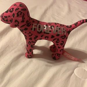 Victoria’s Secret Pink forever dog.
